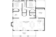 Cottage Style House Plan - 2 Beds 1.5 Baths 1545 Sq/Ft Plan #1101-44 Floor 