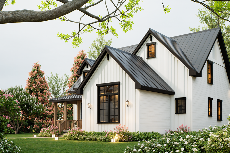 House Design - Exterior - Rear Elevation 1 for Farmhouse House Plan #54-674 - 5 bed, 3 bath