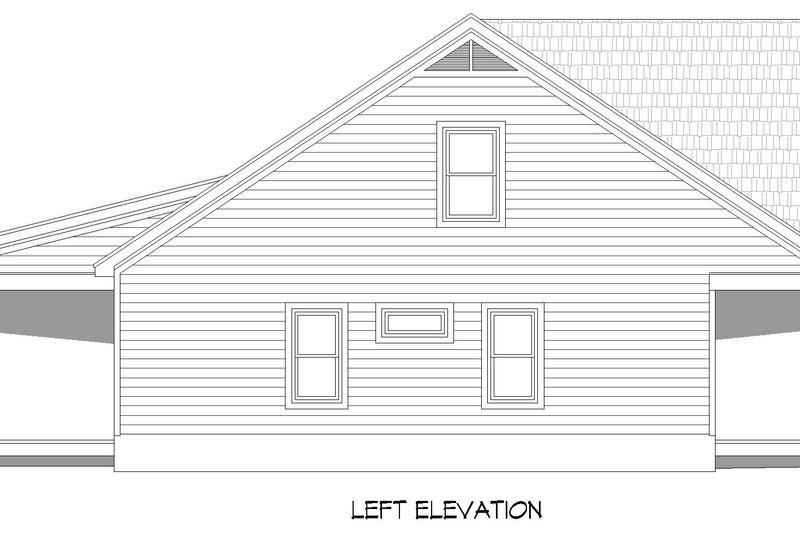 Dream House Plan - Exterior - Other Elevation 1 for Craftsman House Plan #932-925 - 3 bed, 2.5 bath
