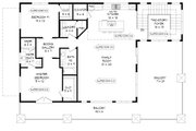 Modern Style House Plan - 2 Beds 3 Baths 1920 Sq/Ft Plan #932-495 