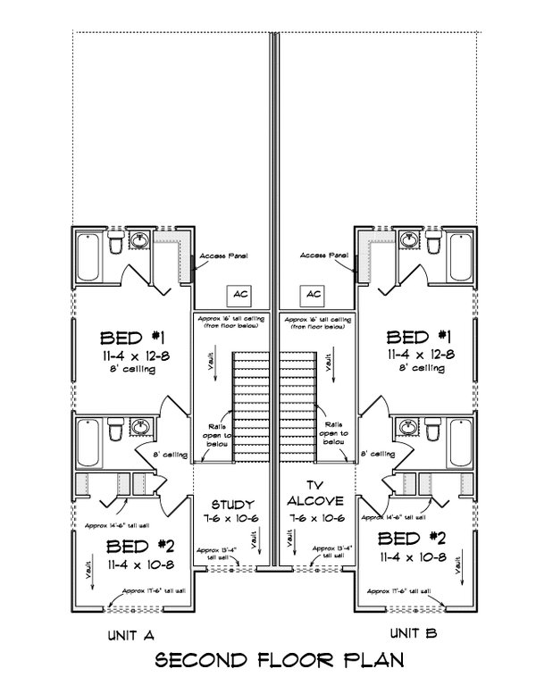 House Plan Design - Modern Floor Plan - Upper Floor Plan #513-2291
