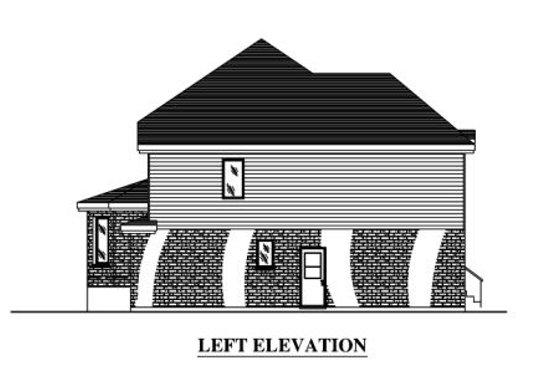 Exterior - Other Elevation for European House Plan #138-268 - 3 bed, 2.5 bath
