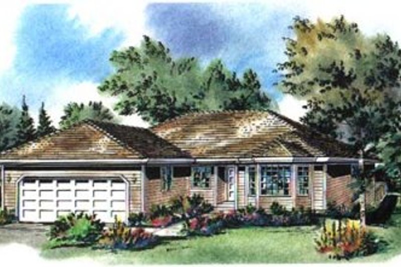 Traditional Style House Plan - 3 Beds 2 Baths 1510 Sq/Ft Plan #18-9247