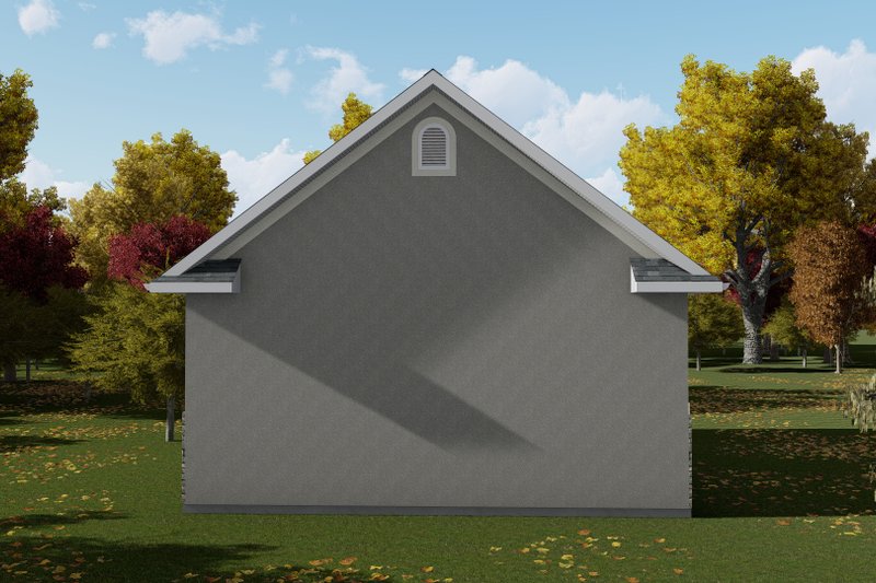 Dream House Plan - Exterior - Rear Elevation for Traditional House Plan #1060-78, 0 bath