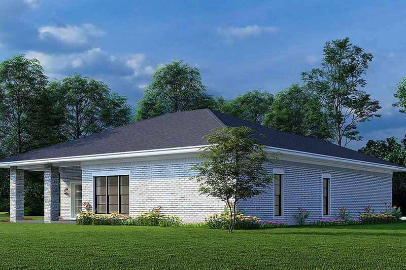 Home Plan - Exterior - Rear Elevation 1 for Contemporary House Plan #923-228 - 3 bed, 2 bath