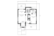 Modern Style House Plan - 3 Beds 1.5 Baths 2490 Sq/Ft Plan #432-1 