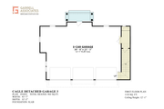 Modern Style House Plan - 1 Beds 1 Baths 942 Sq/Ft Plan #54-598 