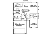 Ranch Style House Plan - 2 Beds 2 Baths 1242 Sq/Ft Plan #126-264 