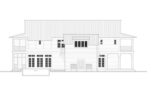 Exterior - Other Elevation for Beach House Plan #443-15 - 5 bed, 5.5 bath