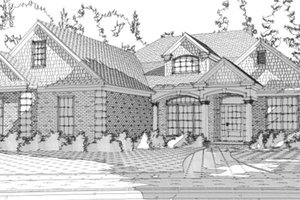 Traditional Exterior - Front Elevation Plan #63-352