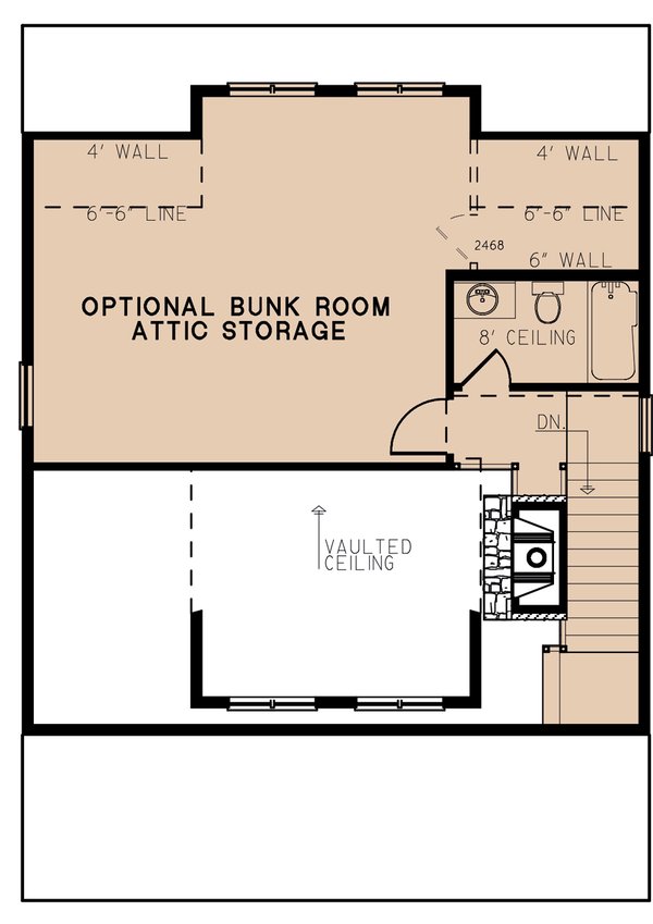 Dream House Plan - Country Floor Plan - Upper Floor Plan #923-219