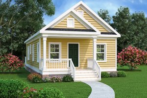 House Plan Design - Cottage Exterior - Front Elevation Plan #419-226