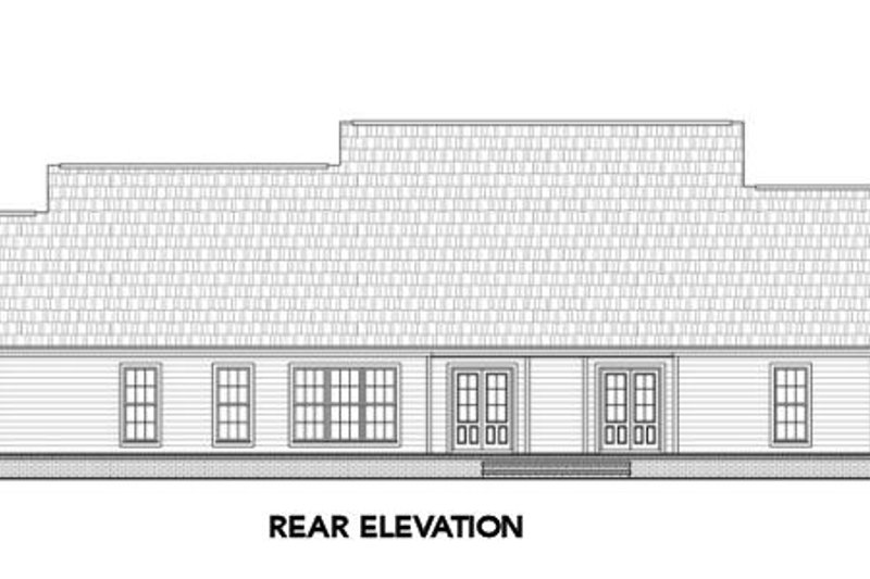Dream House Plan - Exterior - Rear Elevation for Country House Plan #21-304 - 4 bed, 2.5 bath