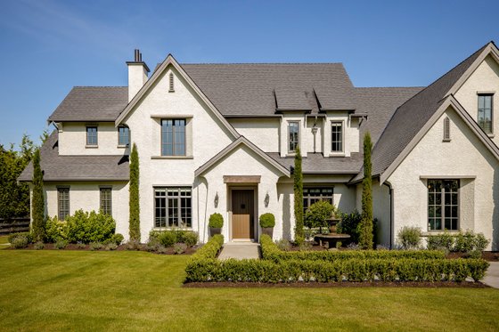 Exterior - Front Elevation 4 for European House Plan #1114-19 - 6 bed, 4.5 bath