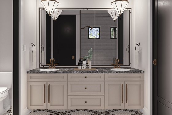 Interior - Master Bathroom 1 for Victorian House Plan #455-497 - 4 bed, 2.5 bath