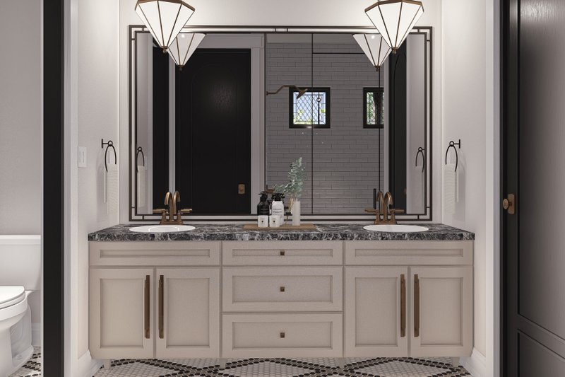 Architectural House Design - Interior - Master Bathroom 1 for Victorian House Plan #455-497 - 4 bed, 2.5 bath