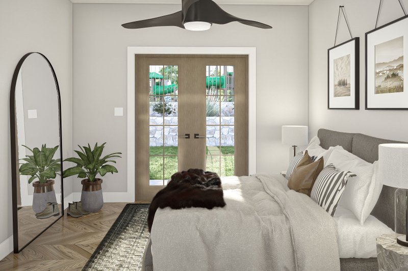 Dream House Plan - Interior - Bedroom 1 for Modern House Plan #455-519 - 1 bed, 1 bath