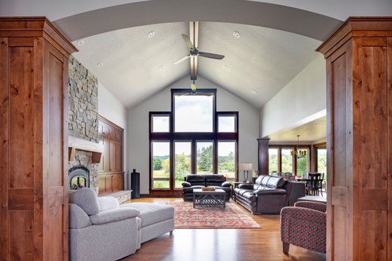 Interior - Family Room for Craftsman House Plan #48-1159 - 3 bed, 2.5 bath