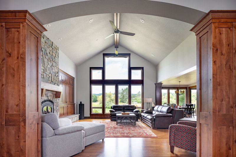 Home Plan - Interior - Family Room for Craftsman House Plan #48-1159 - 3 bed, 2.5 bath