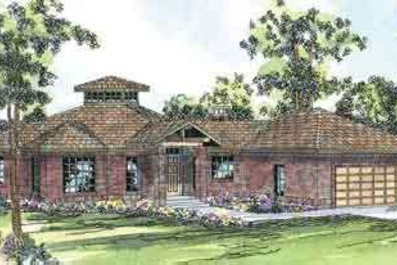 Home Plan - Contemporary Exterior - Front Elevation Plan #124-410