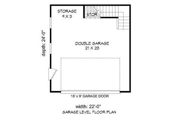 Floor Plan - Main Floor for Country House Plan #932-222, 0 bath