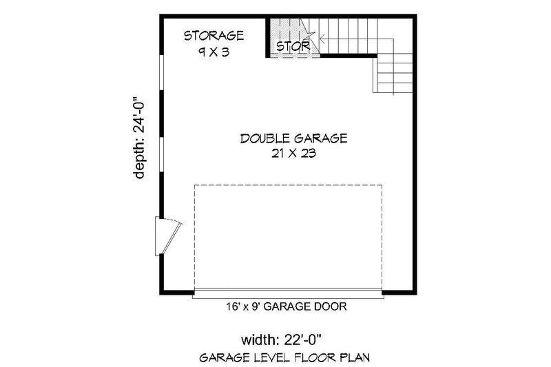 House Blueprint - Floor Plan - Main Floor for Country House Plan #932-222, 0 bath