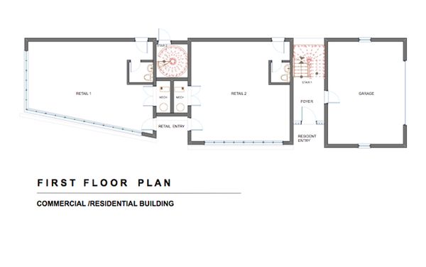 Modern Floor Plan - Main Floor Plan #535-1