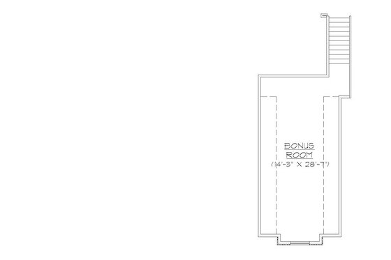 Floor Plan - Other Floor for European House Plan #5-388 - 6 bed, 3.5 bath