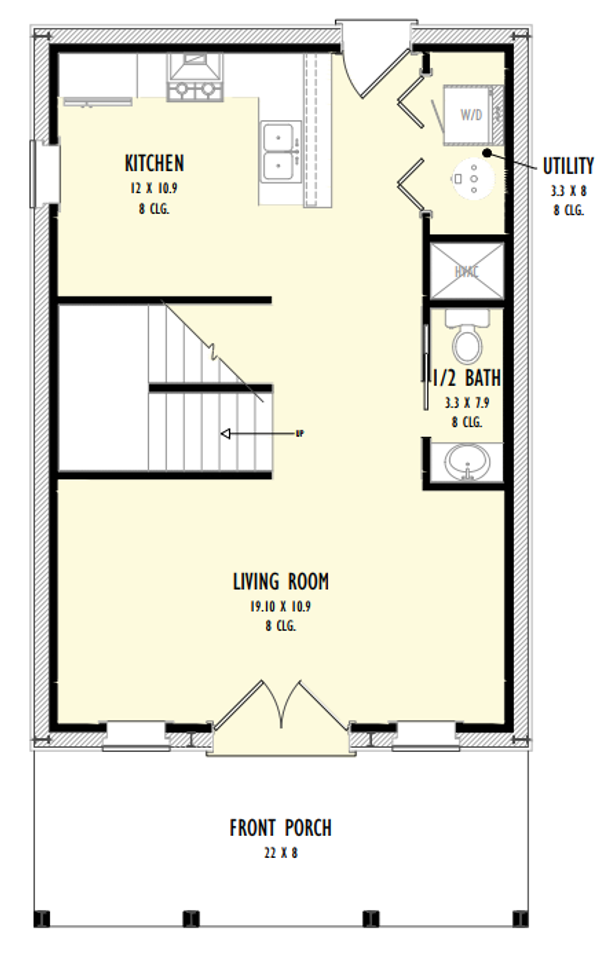 Barndominium Floor Plan - Main Floor Plan #1092-18