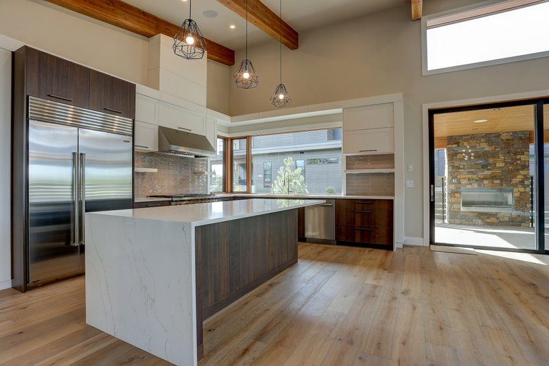 House Blueprint - Interior - Kitchen 1 for Contemporary House Plan #892-39 - 4 bed, 4.5 bath