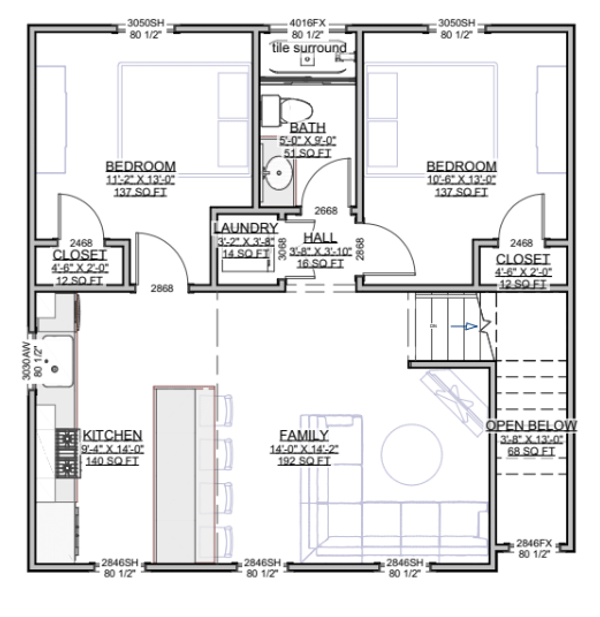 Contemporary Floor Plan - Main Floor Plan #1116-36