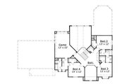 European Style House Plan - 4 Beds 3 Baths 3796 Sq/Ft Plan #411-258 