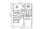 Traditional Style House Plan - 3 Beds 2 Baths 1623 Sq/Ft Plan #65-292 