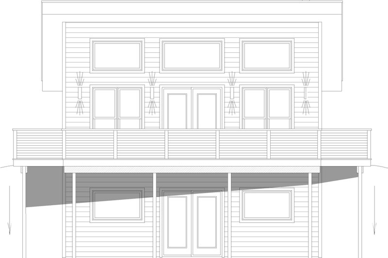 House Plan Design - Exterior - Front Elevation 3 for Country House Plan #932-1140 - 1 bed, 1 bath