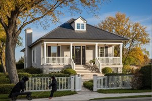 Home Plan - Southern Exterior - Front Elevation Plan #137-271