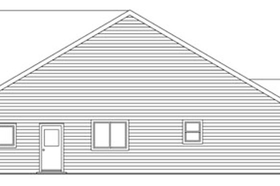Exterior - Other Elevation 1 for Traditional House Plan #124-768 - 3 bed, 3 bath