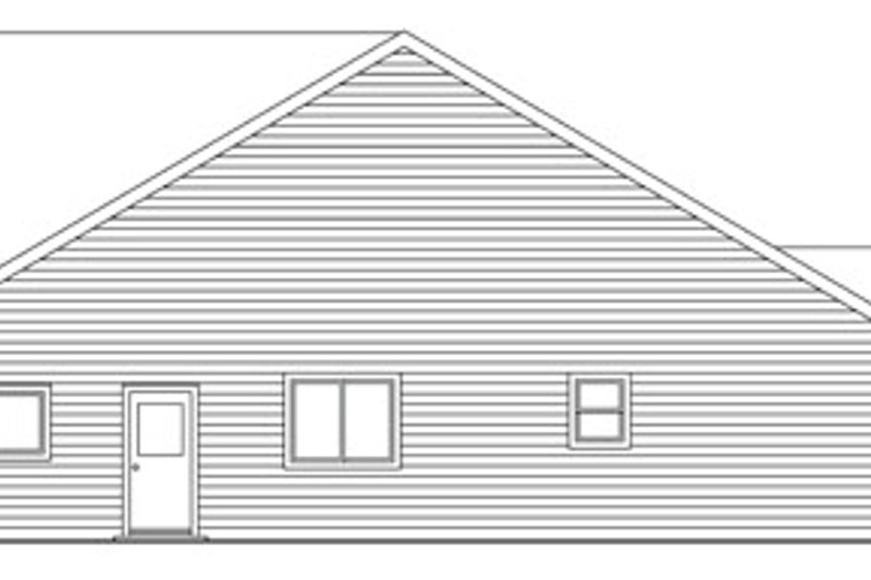 Home Plan - Exterior - Other Elevation 1 for Traditional House Plan #124-768 - 3 bed, 3 bath