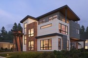 Contemporary Style House Plan - 5 Beds 5.5 Baths 4237 Sq/Ft Plan #1066-261 