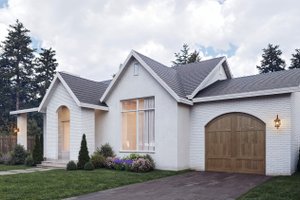 Exterior - Other Elevation 1 for Cottage House Plan #1066-297 - 2 bed, 2 bath