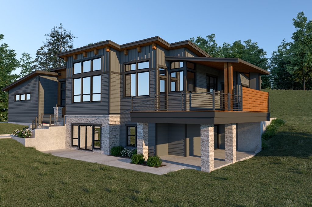 Contemporary Style House Plan 3 Beds 3 Baths 2800 Sq Ft  Contemporary Style House Plan 3 Beds 3 Baths 2800 Sq Ft