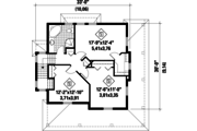 Country Style House Plan - 3 Beds 1 Baths 1781 Sq/Ft Plan #25-4552 