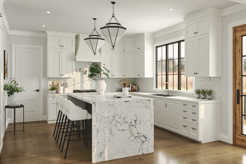 Home Plan - Interior - Kitchen for Craftsman House Plan #54-711 - 3 bed, 2 bath