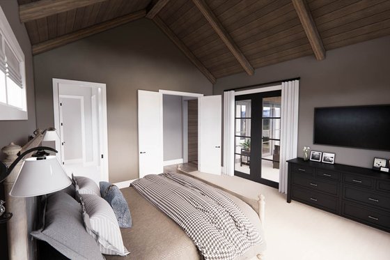 Interior - Master Bedroom for Farmhouse House Plan #51-1220 - 5 bed, 4.5 bath