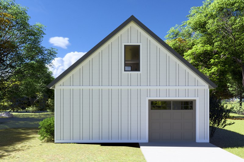 Dream House Plan - Exterior - Rear Elevation 1 for Traditional House Plan #1060-180, 0 bath