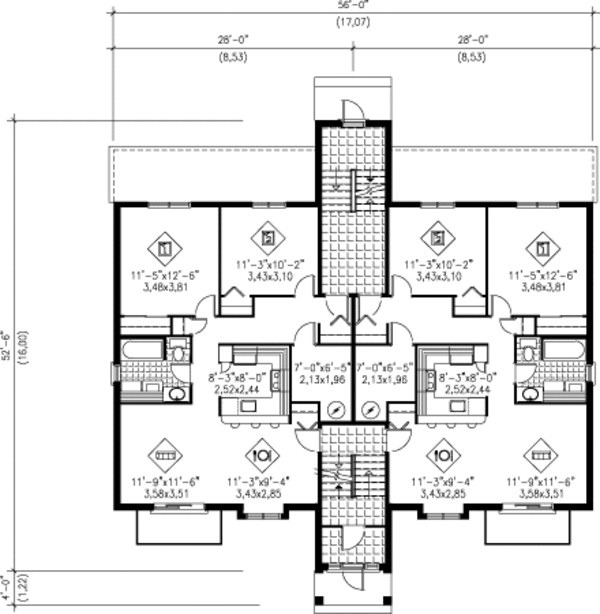 Home Plan - Contemporary Floor Plan - Main Floor Plan #25-4425