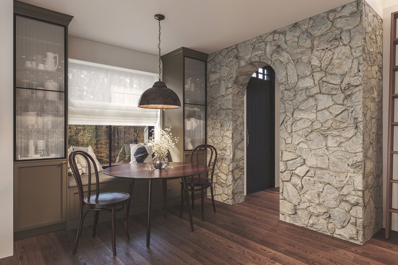 House Design - Interior - Dining Room for European House Plan #23-2824 - 2 bed, 1 bath