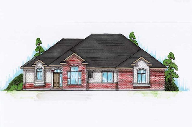 Dream House Plan - Traditional Exterior - Front Elevation Plan #5-274