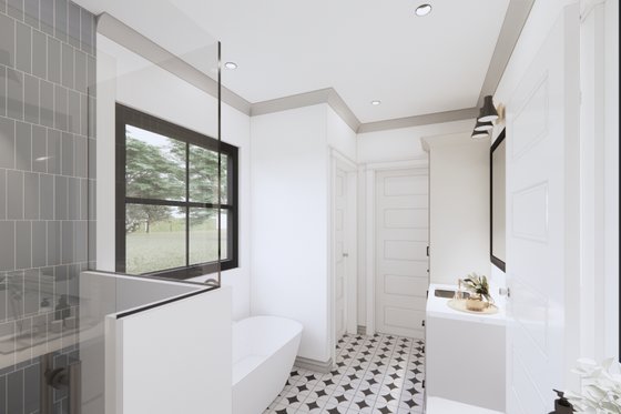 Interior - Master Bathroom for Farmhouse House Plan #1074-72 - 4 bed, 2 bath