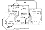 Traditional Style House Plan - 5 Beds 4.5 Baths 3417 Sq/Ft Plan #60-376 