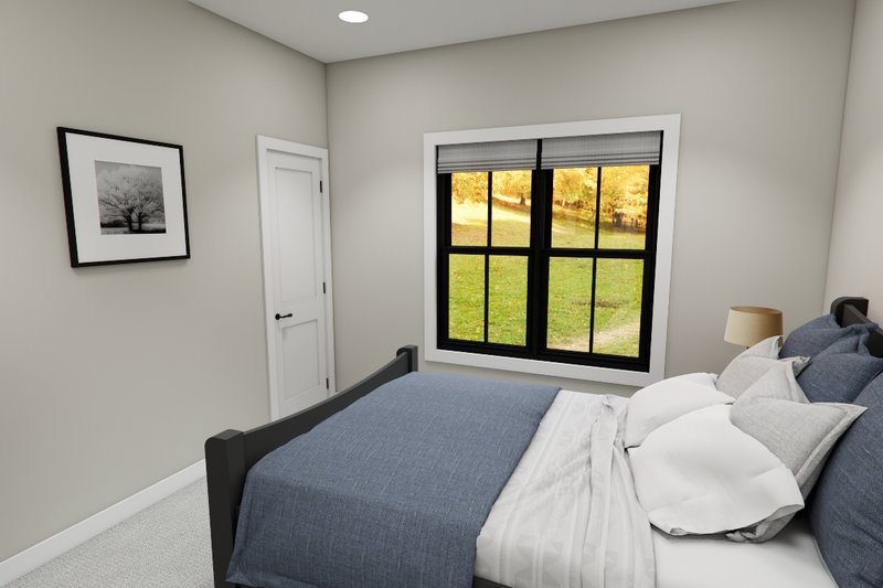 House Design - Interior - Bedroom 3 for Bungalow House Plan #51-1402 - 3 bed, 2 bath